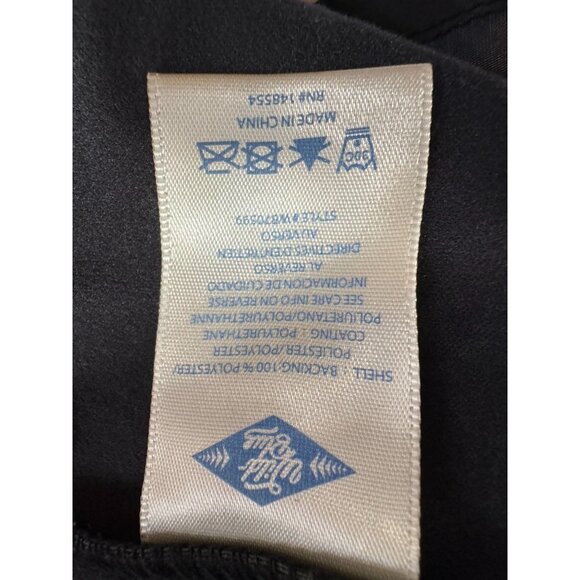 Vintage Wild Blue Faux Leather Button-Front Mini Skirt Black Size M Women's - Picture 13 of 16